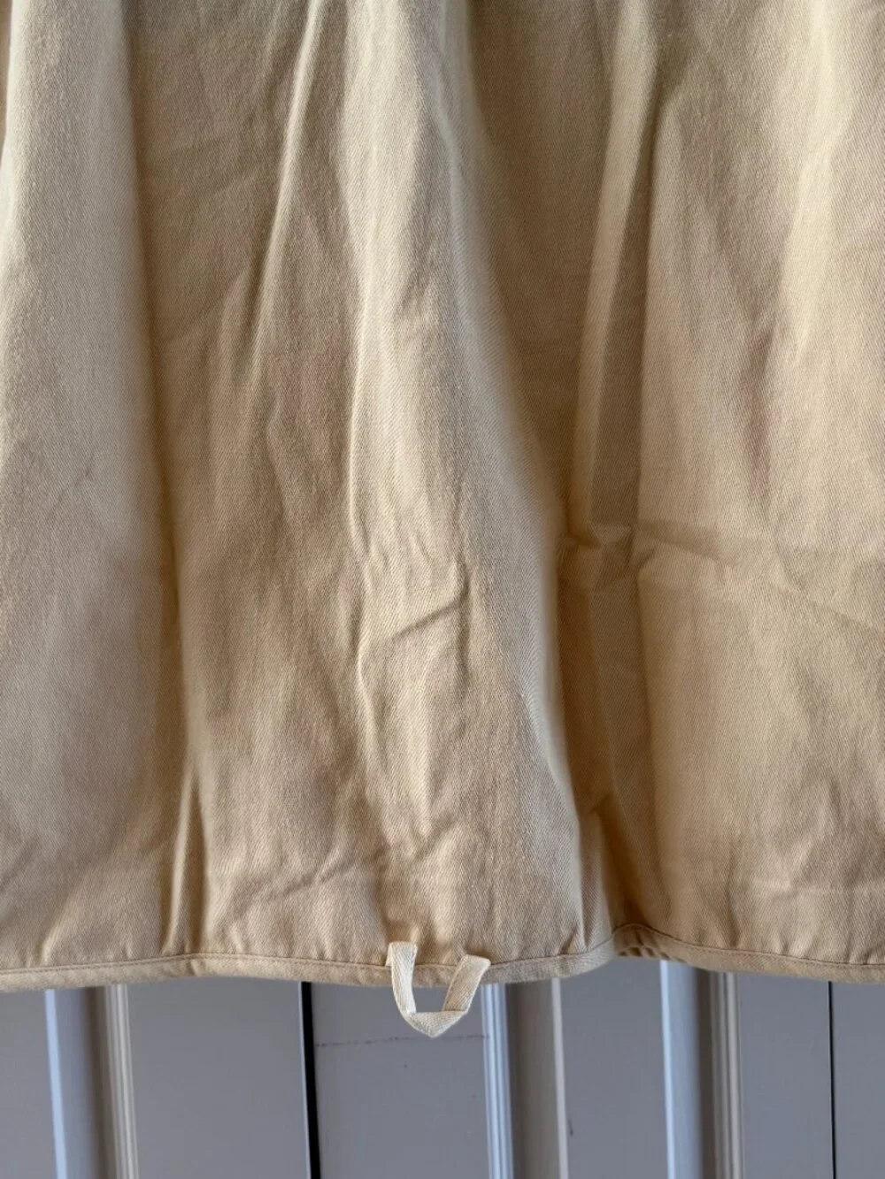 Louis Vuitton Cream Cotton Garment Bag Dust Cover 46